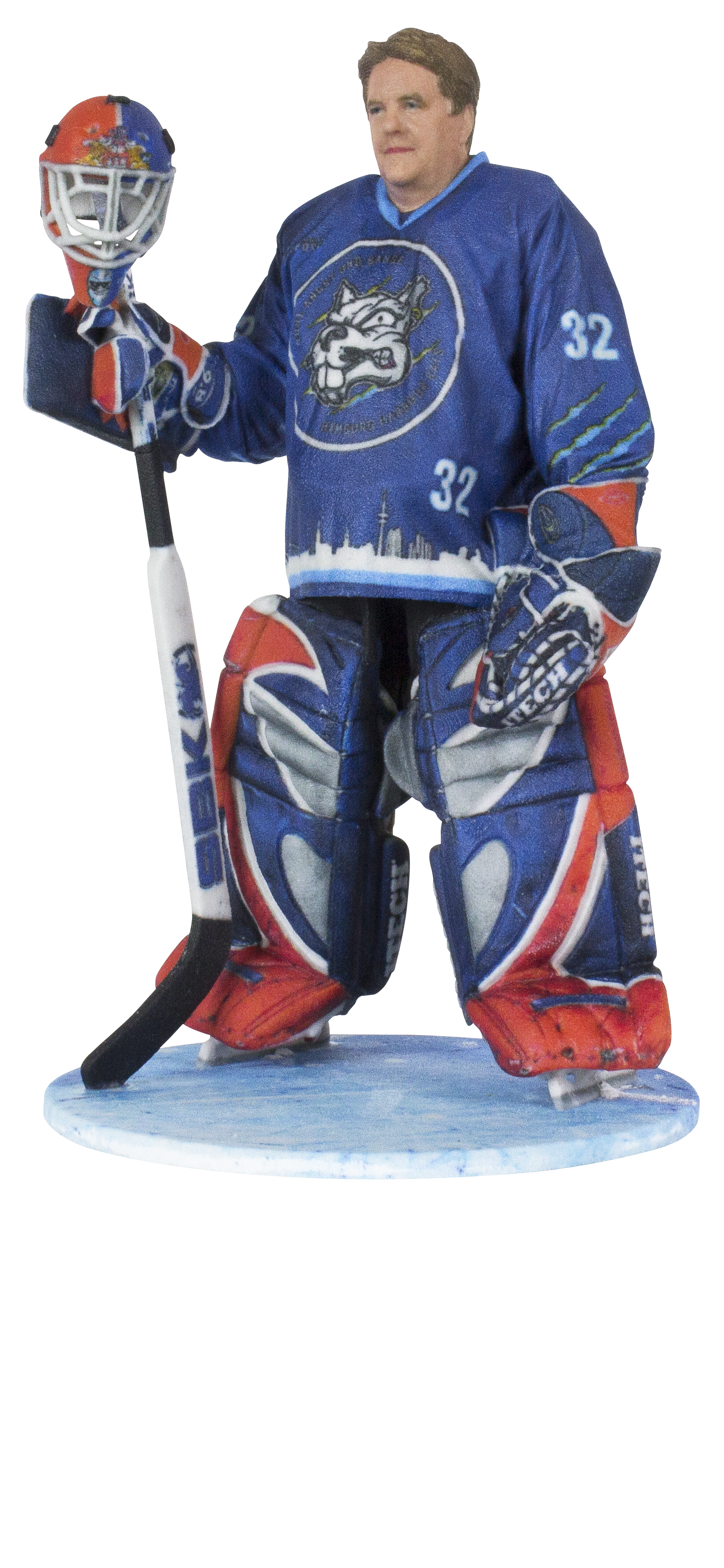 3D-Figur Hockey-Torwart